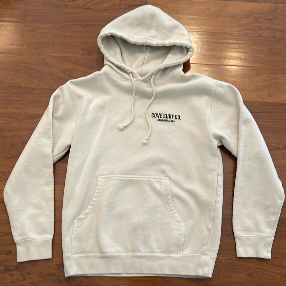 Cove USA, Fleece Hoodie Sweatshirt, Taupe, Men’s S